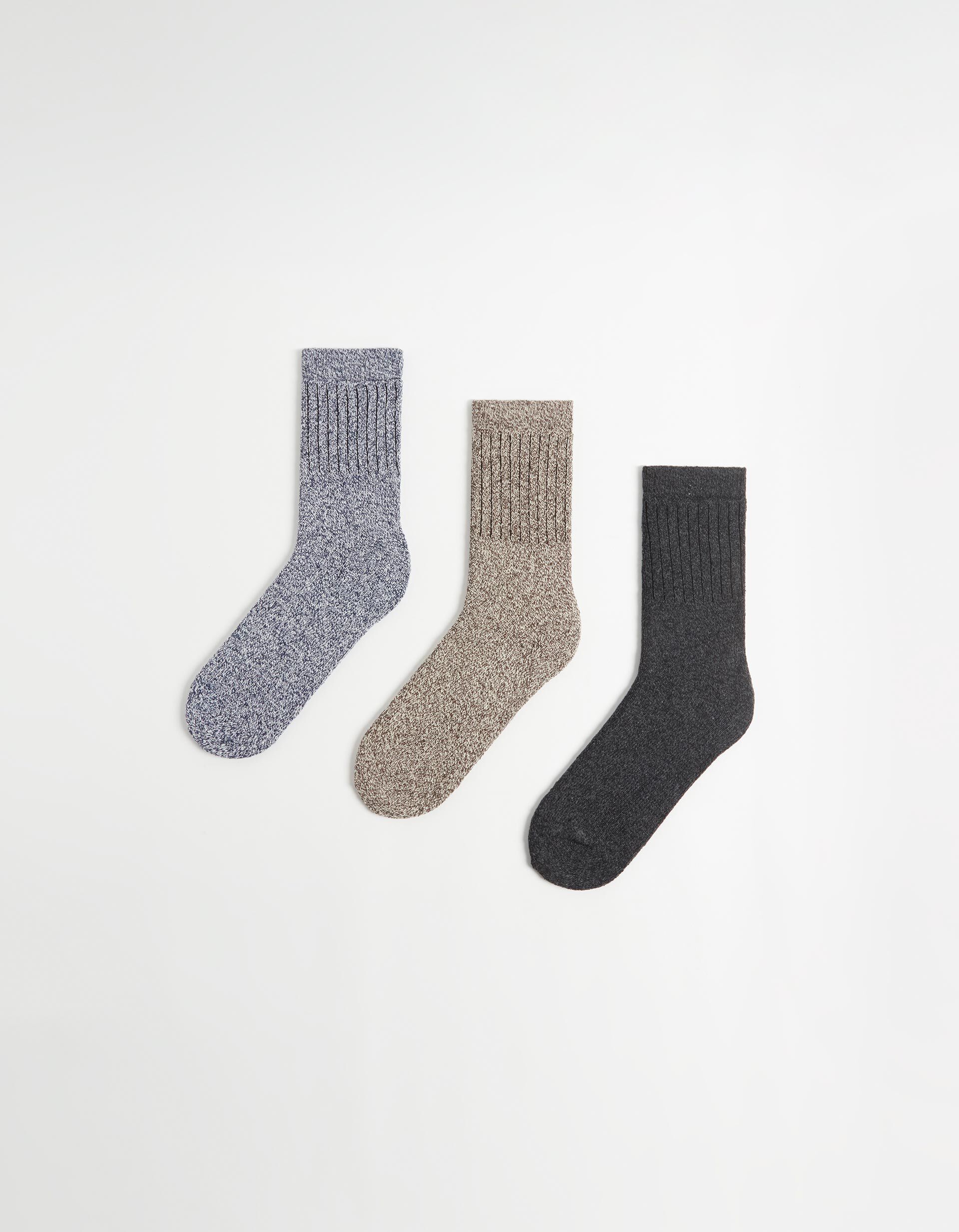 Comprar Online Pack 3 Pares de Meias Montanha, Homem, Preto
