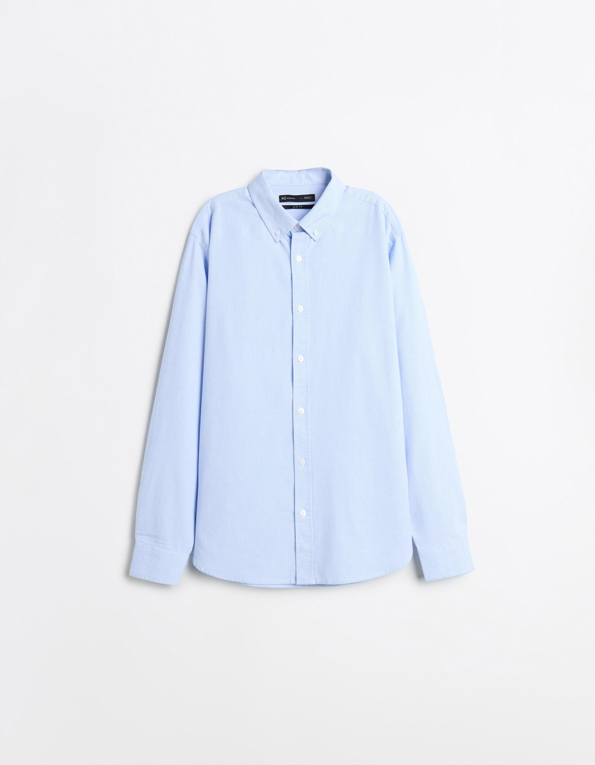 Comprar Online Camisa Oxford, Homem, Azul