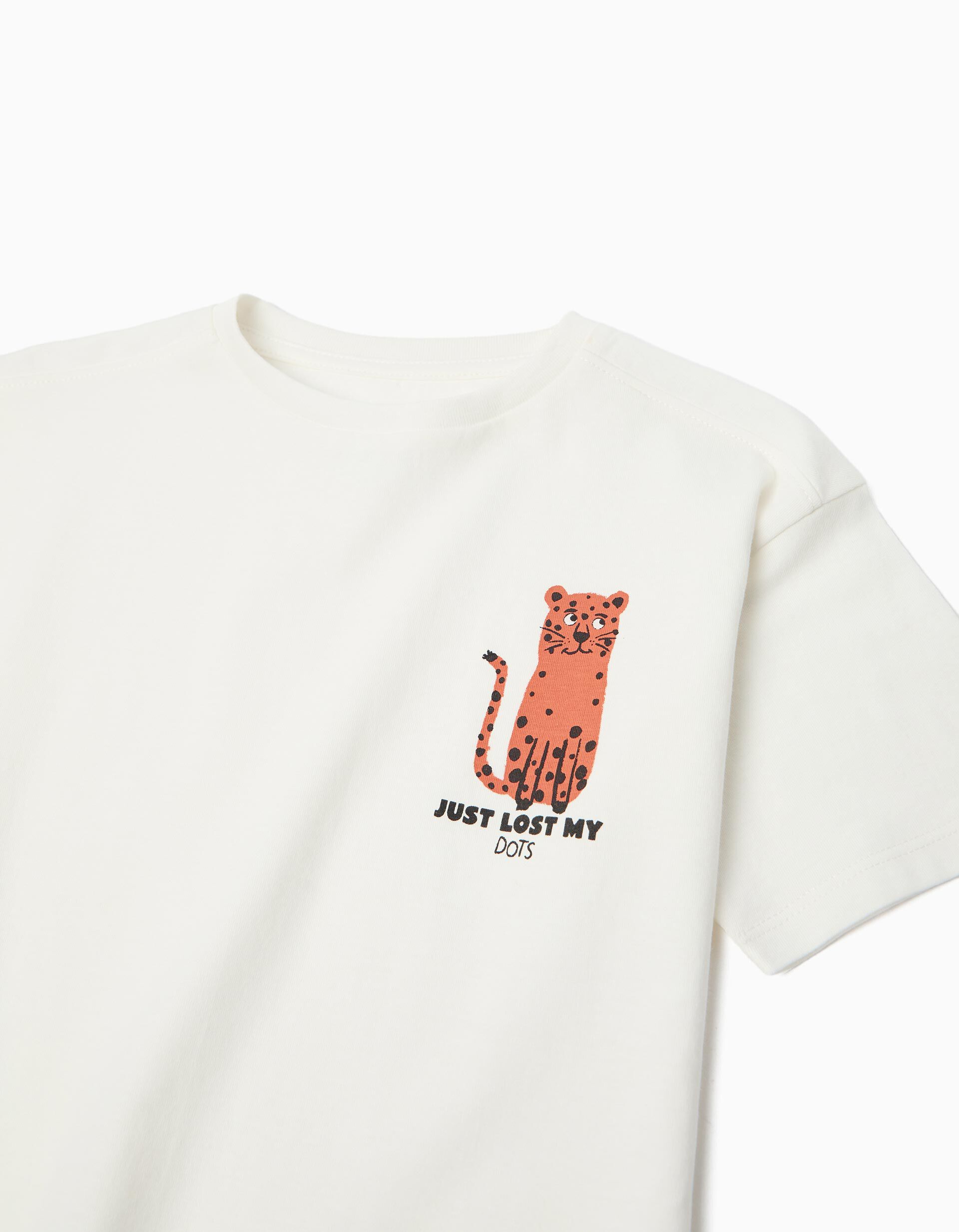 Comprar Online T-shirt Estampada, Menino, Branco