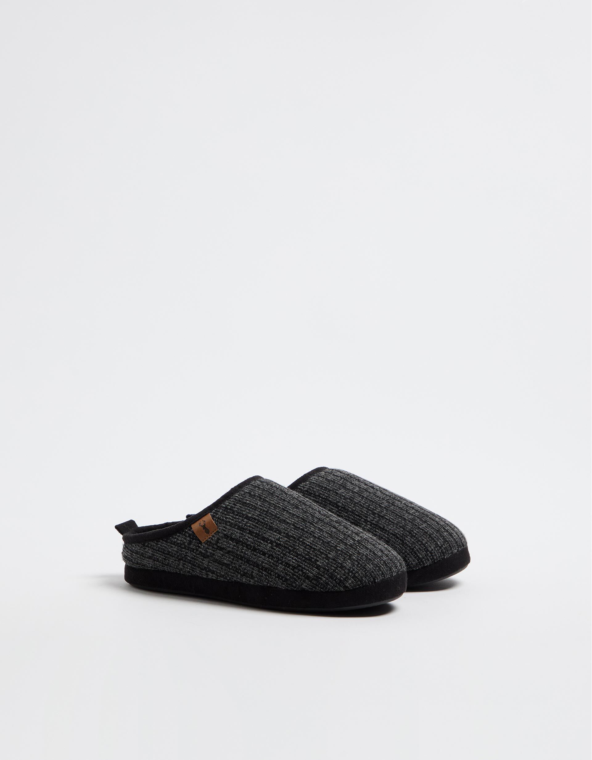 Comprar Online Chinelos Malha Canelada, Homem, Cinzento Escuro