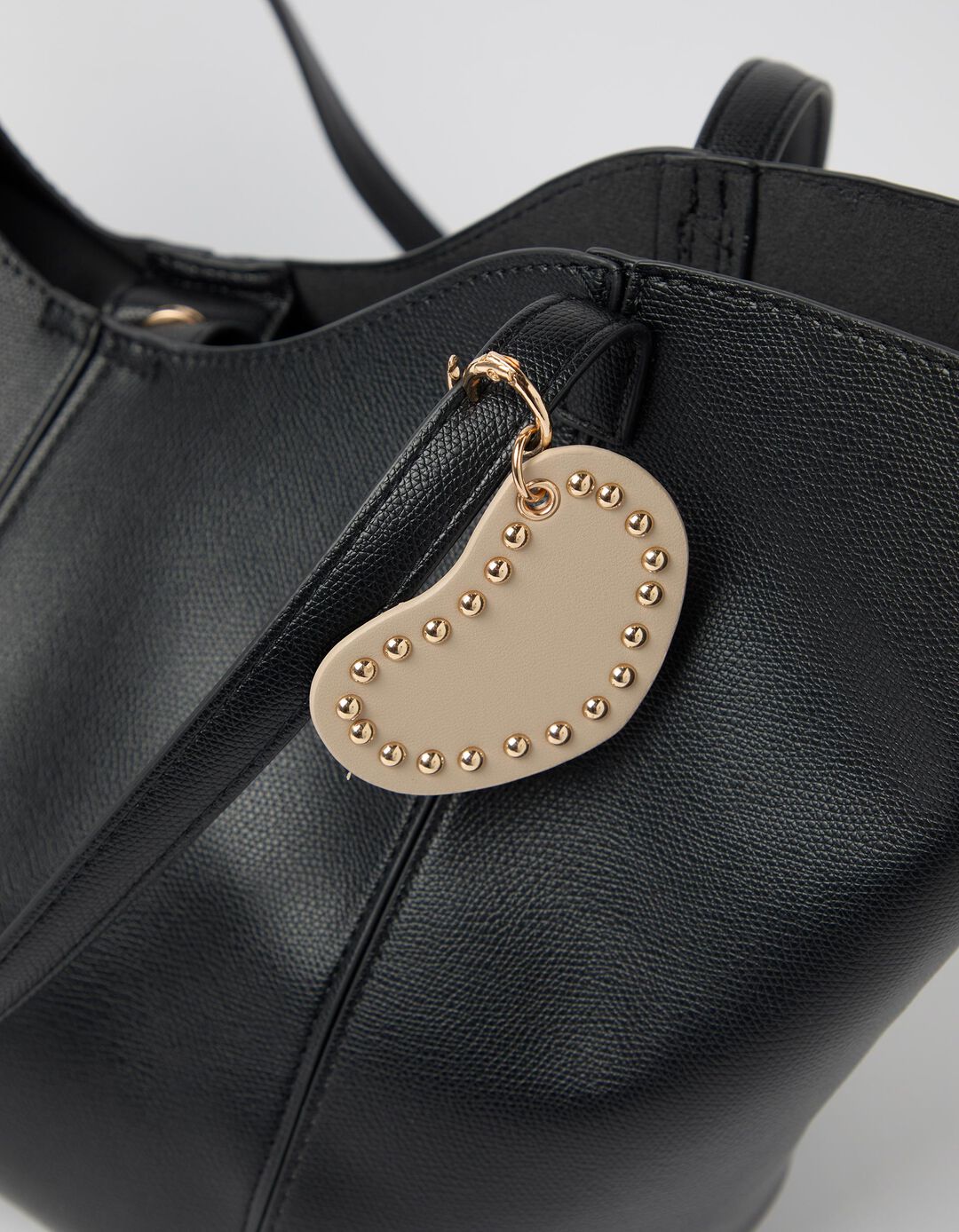 Mala Shopper Com Pendente, Mulher, Preto