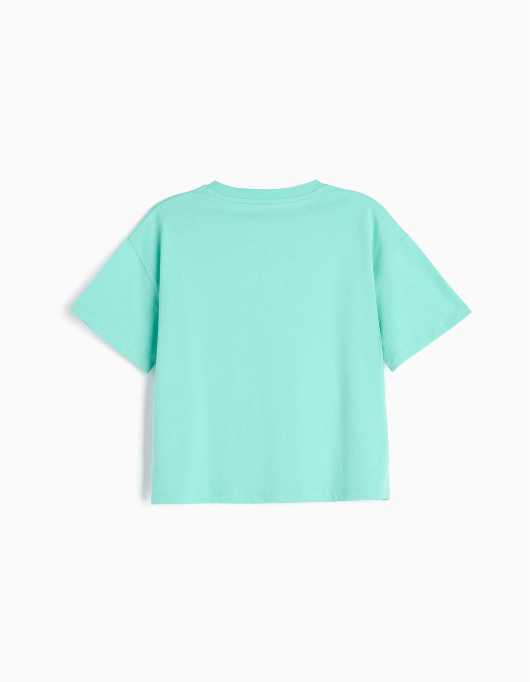 T-shirt Estampado, Menina, Verde Claro