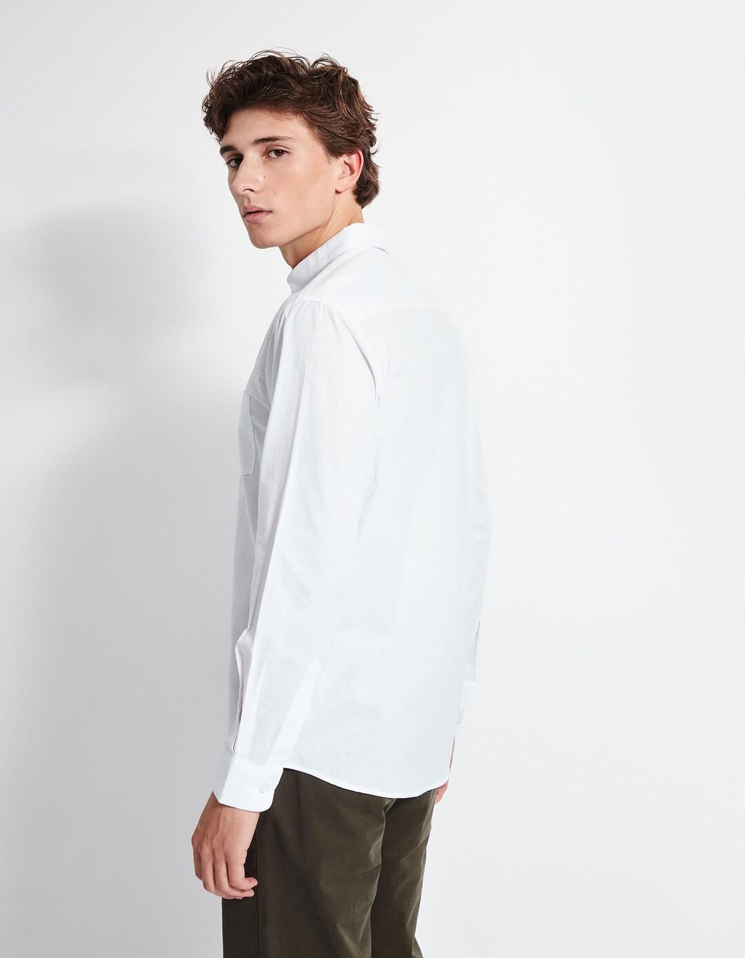Camisa, Homem, Branco
