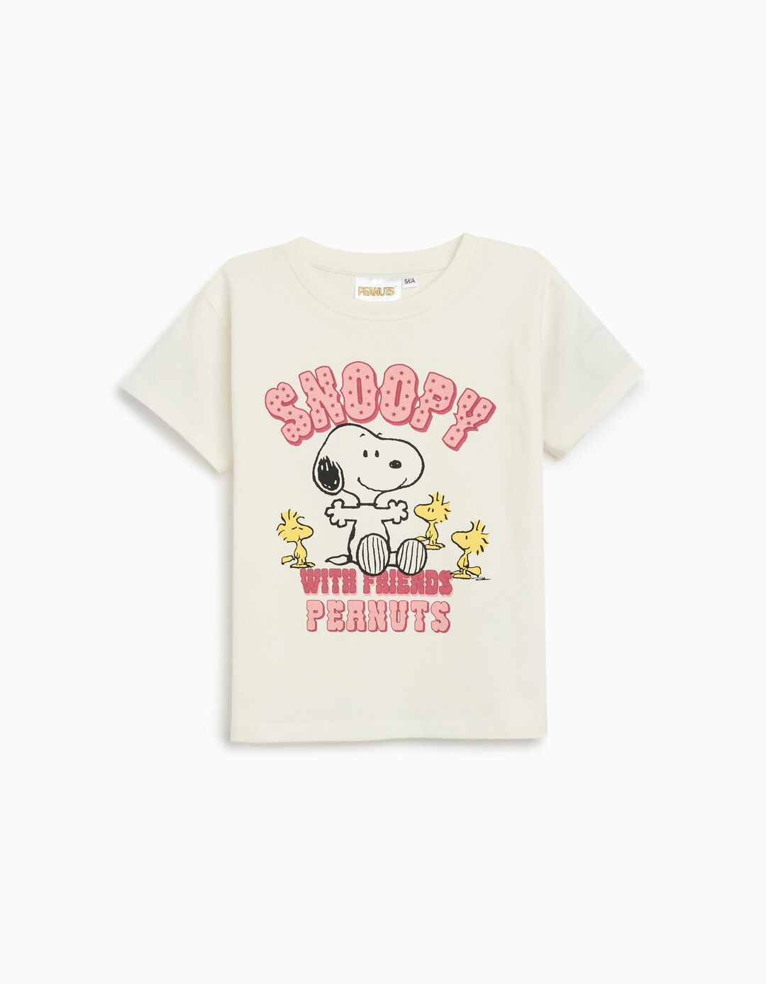 T-shirt 'Snoopy', Menina, Branco