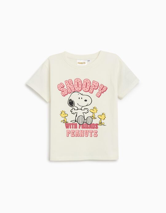 Comprar Online T-shirt 'Snoopy', Menina, Branco