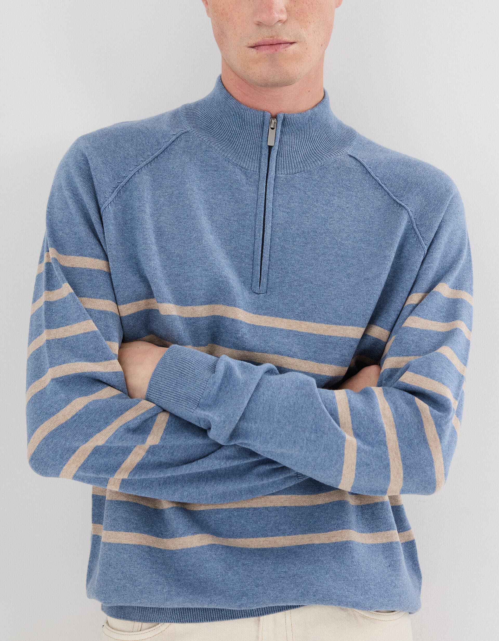 Comprar Online Camisola de Malha, Homem, Azul