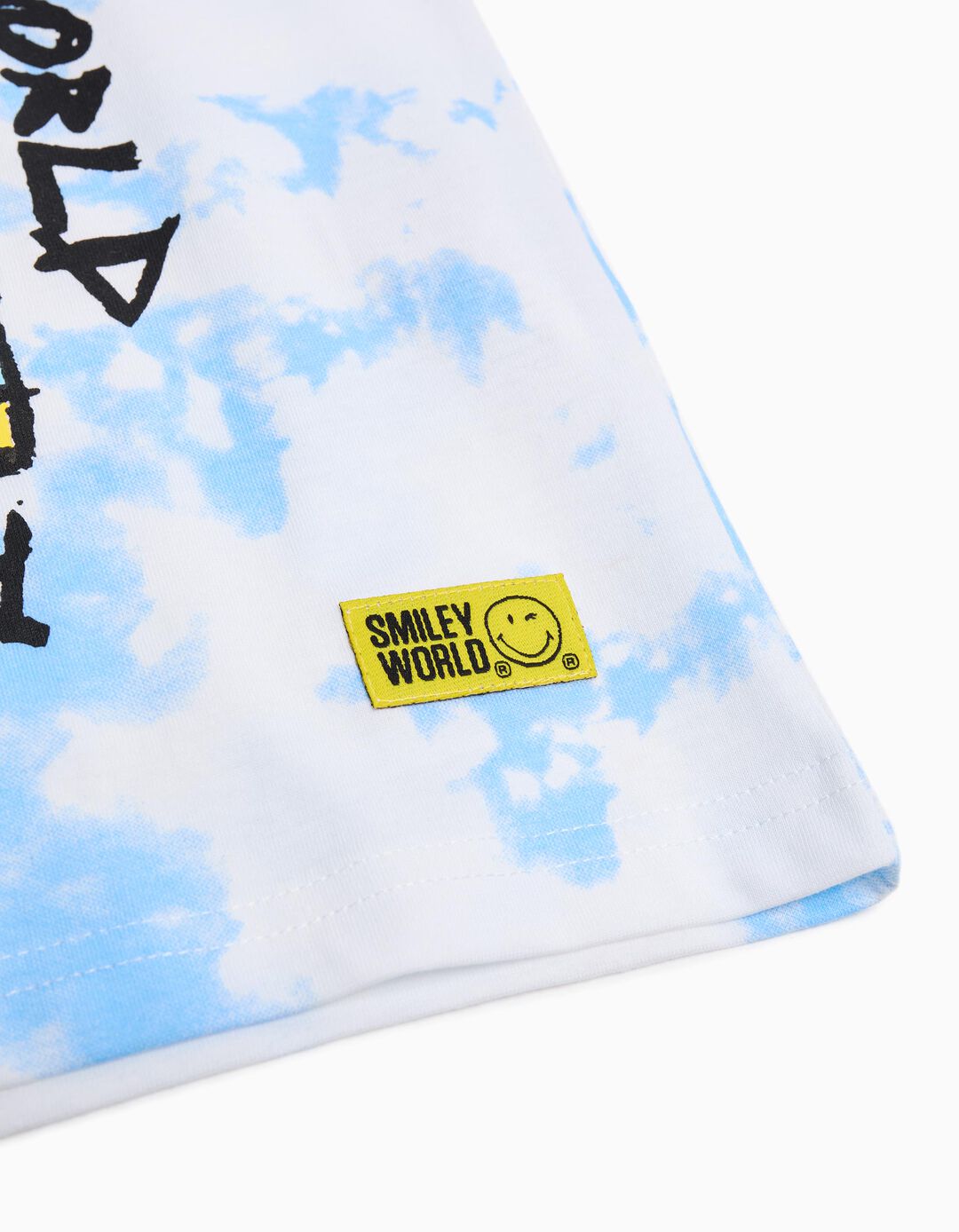 T-shirt 'Smiley World', Menino, Azul