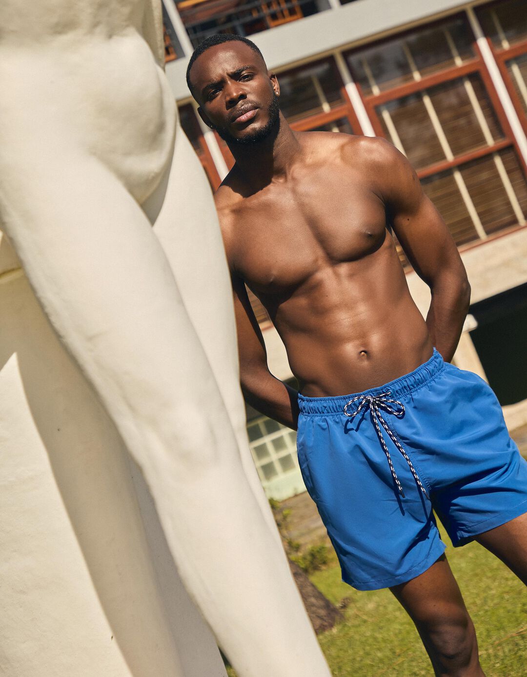 Calções de Banho, Homem, Azul