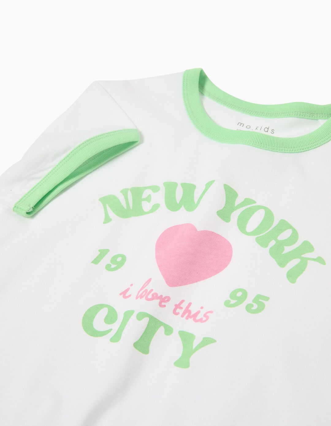 T-shirt Print, Menina, Branco