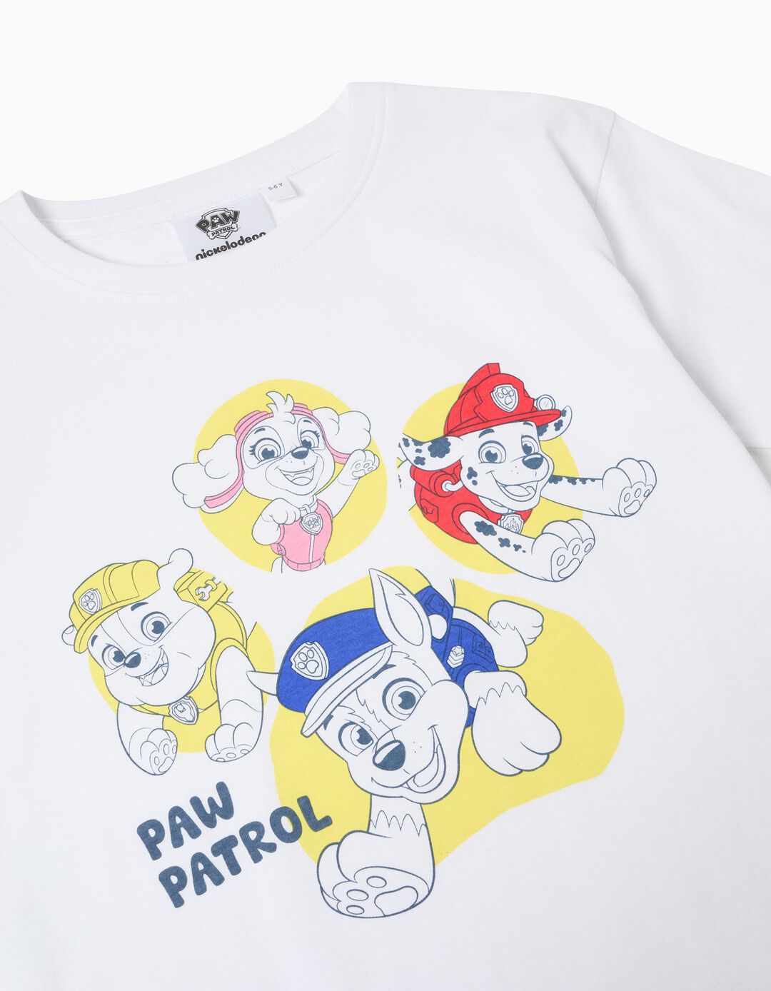 T-shirt 'Patrulha Pata', Menino, Branco