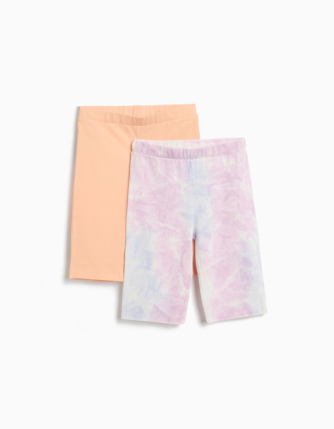 Pack 2 Leggings Cycling, Menina, Lilás Claro