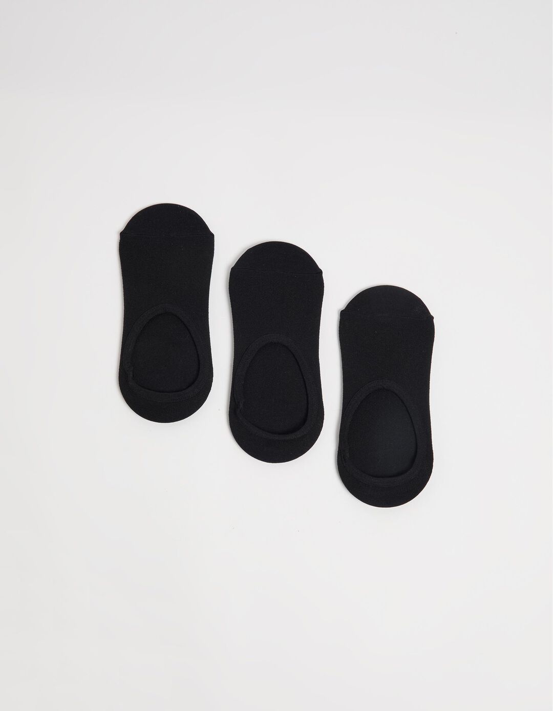 Pack 3 Pares de Meias Invisíveis, Mulher, Preto