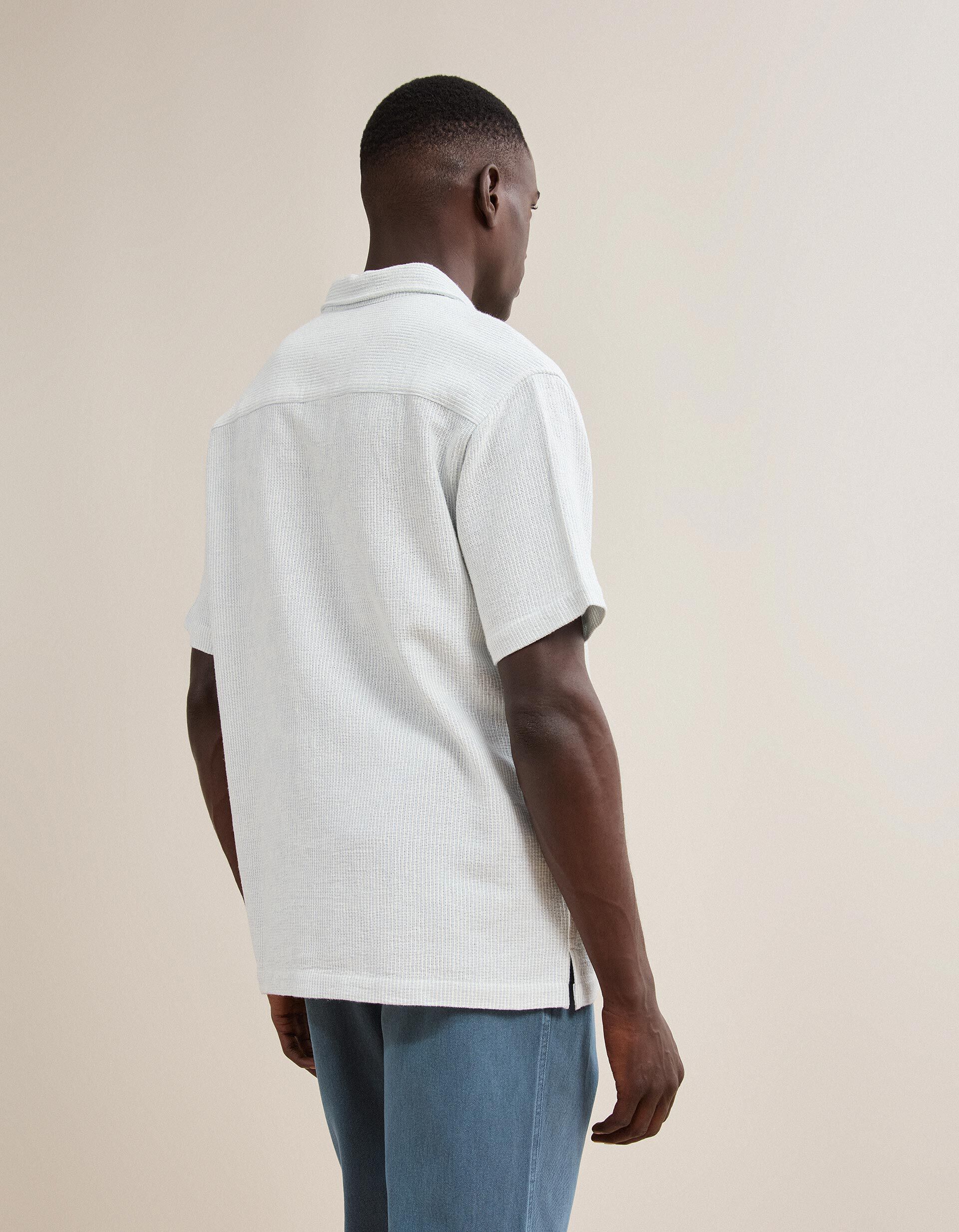 Comprar Online Camisa &Agrave;s Riscas, Homem, Azul Escuro