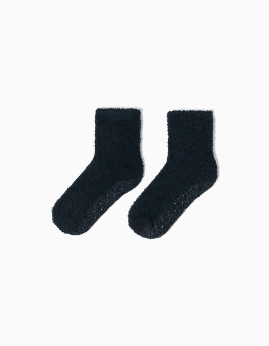 Comprar Online Meias Antiderrapantes, Menino, Azul Escuro 