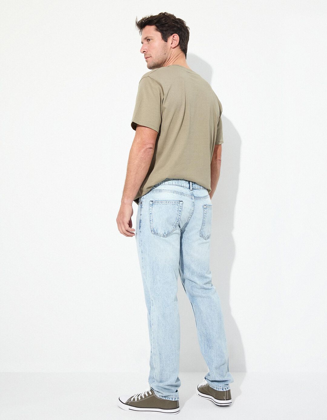 Jeans Slim-fit, Homem, Azul Claro