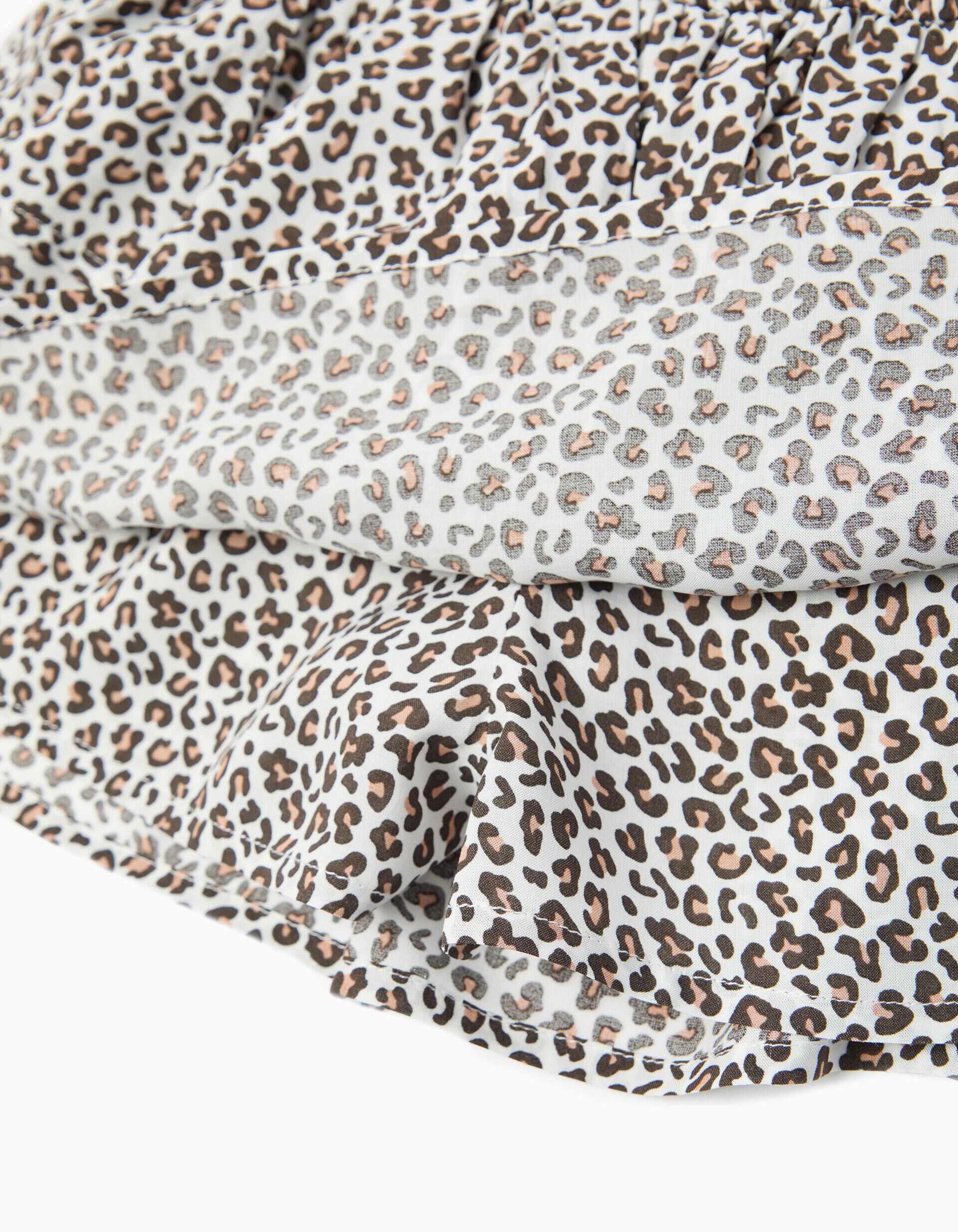 Comprar Online Saia com Folhos, Menina, Branco