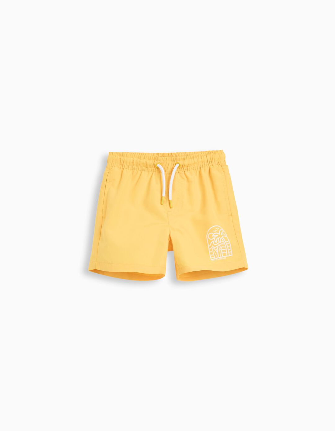Calções de Banho, Menino, Amarelo