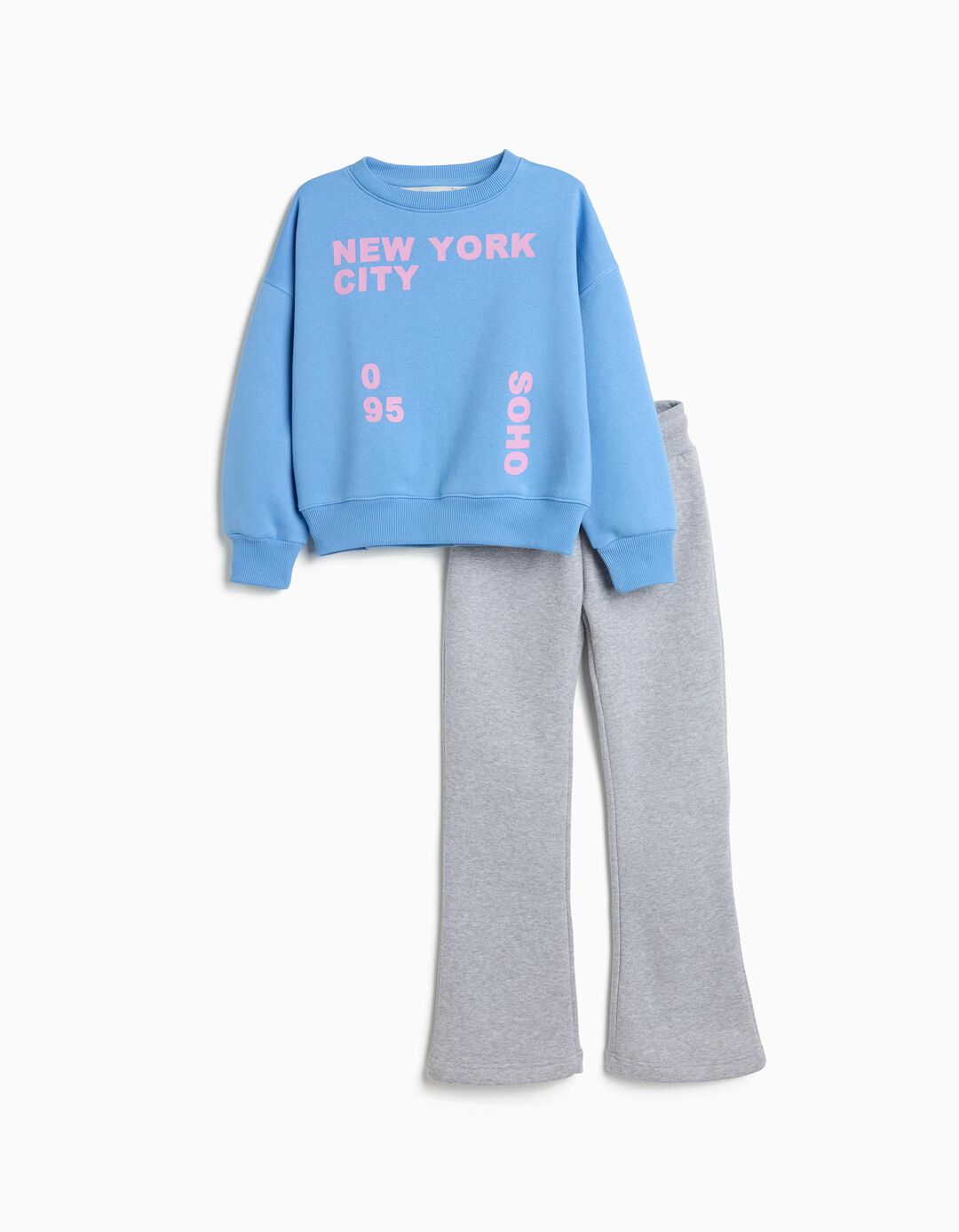 Conjunto de Jogging, Menina, Azul