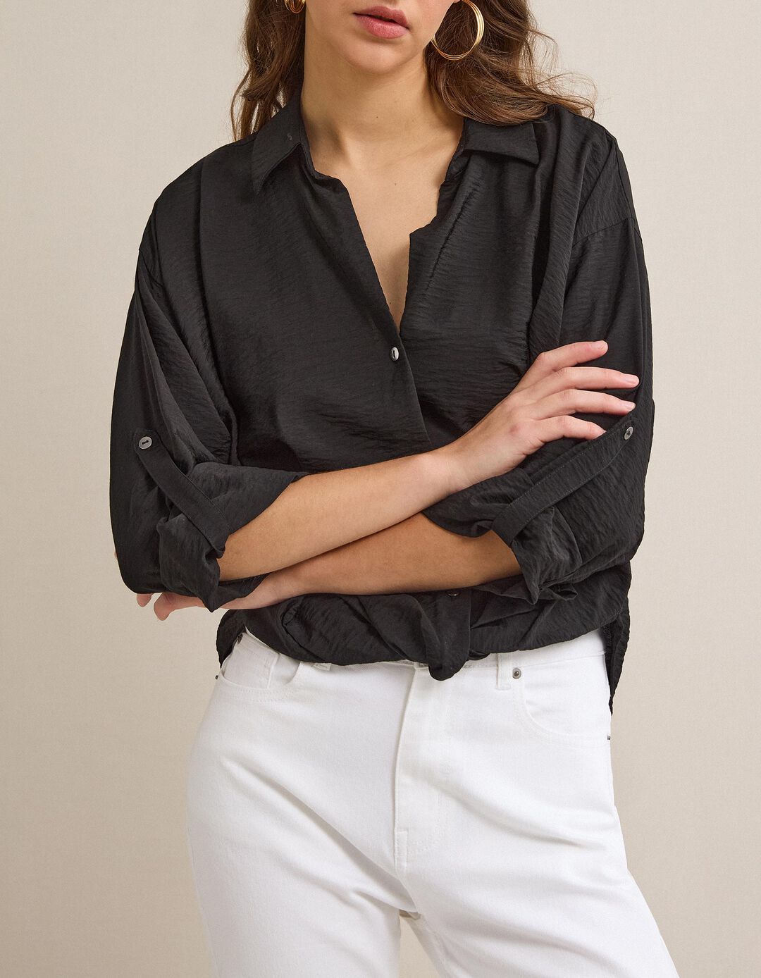 Blusa, Mulher, Preto