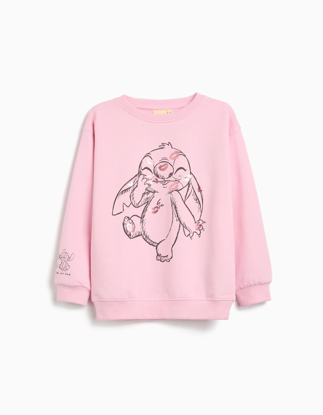 Sweatshirt de Felpa 'Stitch', Menina, Roxo Claro