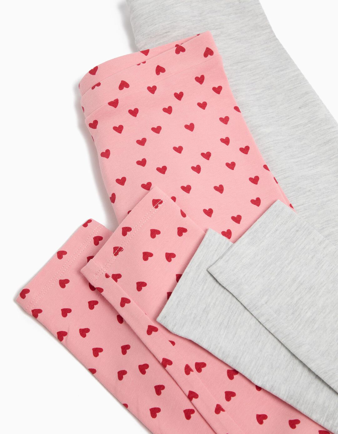 Pack 2 Leggings, Menina, Multicor