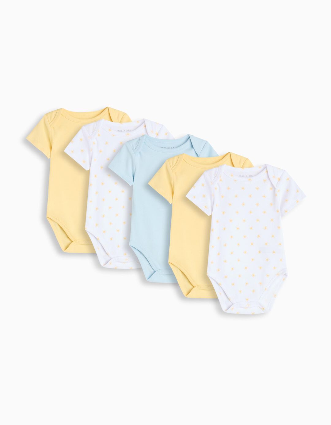 Pack 5 Bodies Manga Curta, Menino, Multicor