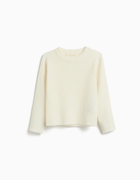 Comprar Online Camisola de Malha, Menina, Branco