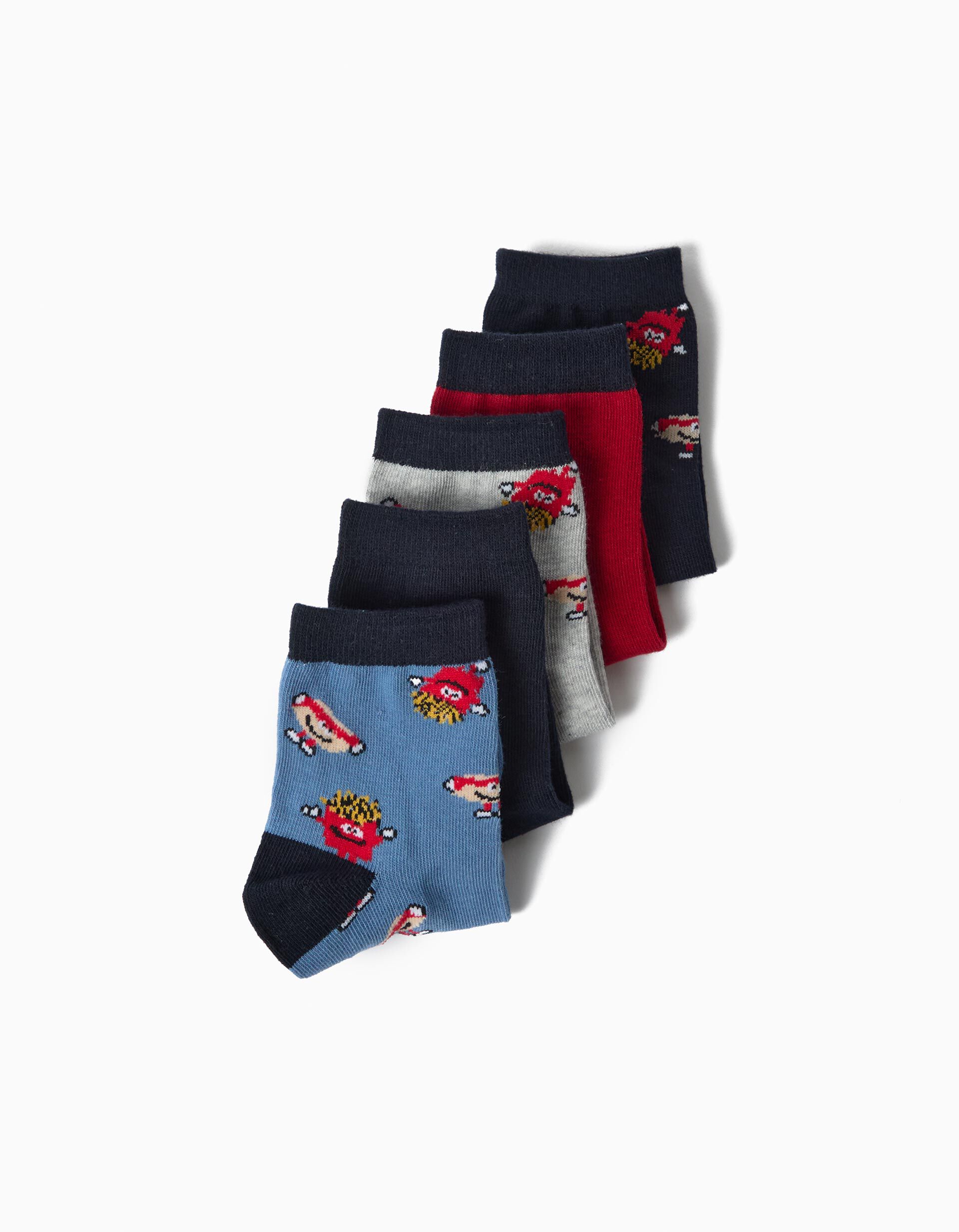 Comprar Online Pack 5 Pares De Meias, Menino, Multicolor