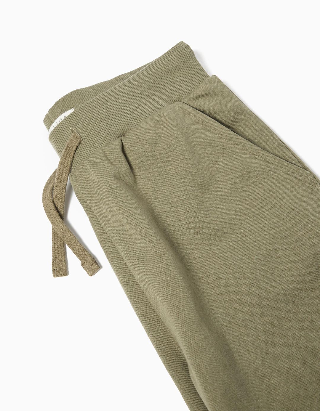 Calções Fleece, Menino, Verde Escuro