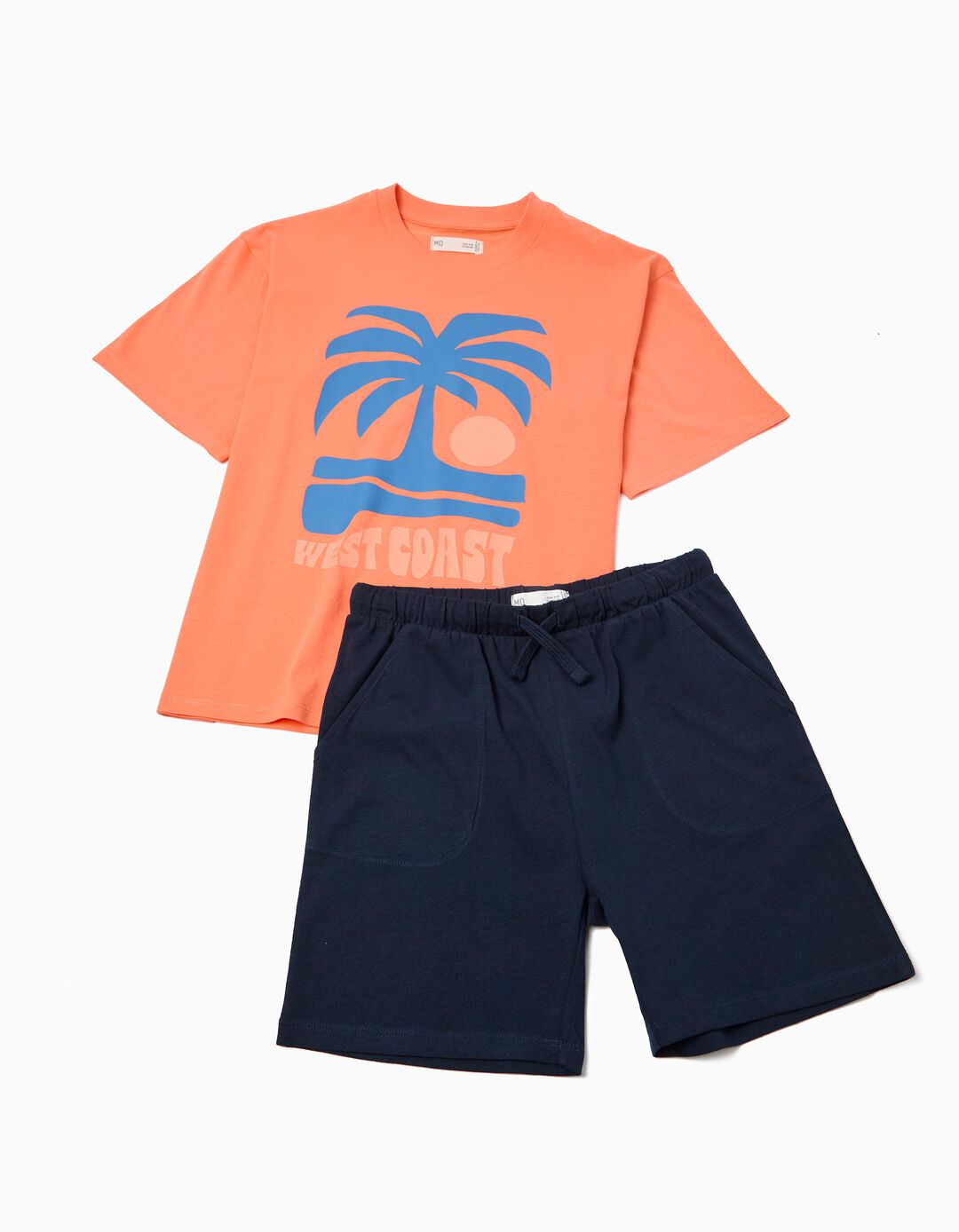 Conjunto T-shirt e Cal&ccedil;&otilde;es, Menino, Azul Escuro