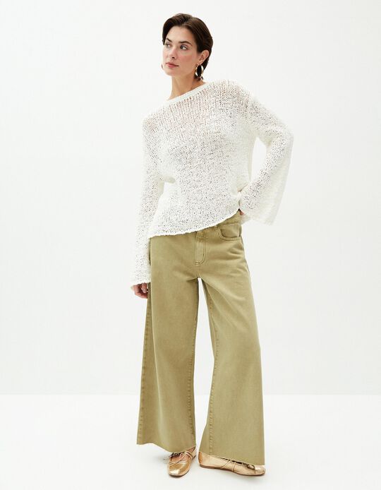 Comprar Online Calças Culotte, Mulher, Verde 