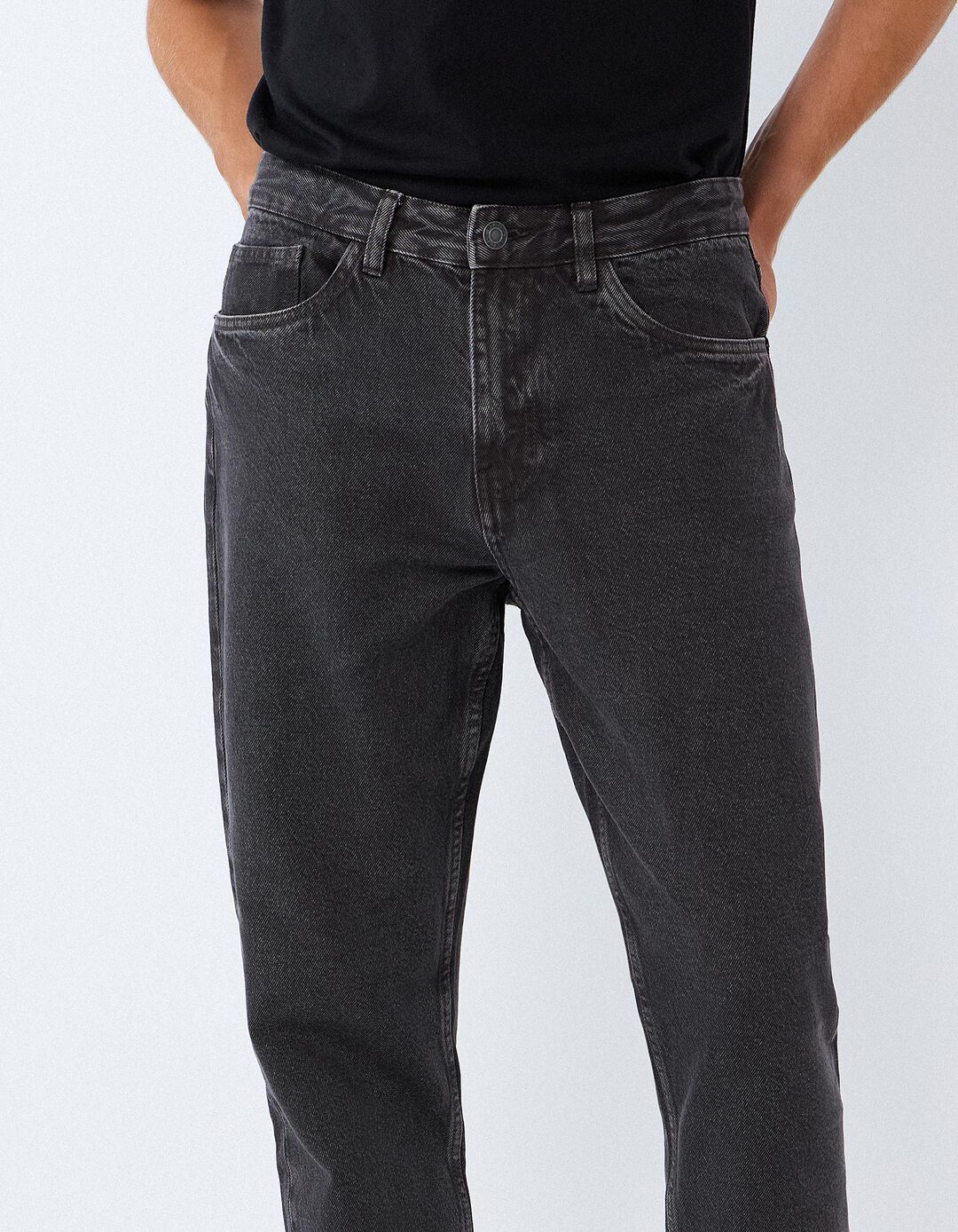 Cal&ccedil;as de Ganga Relaxed Fit, Homem, Cinzento Escuro