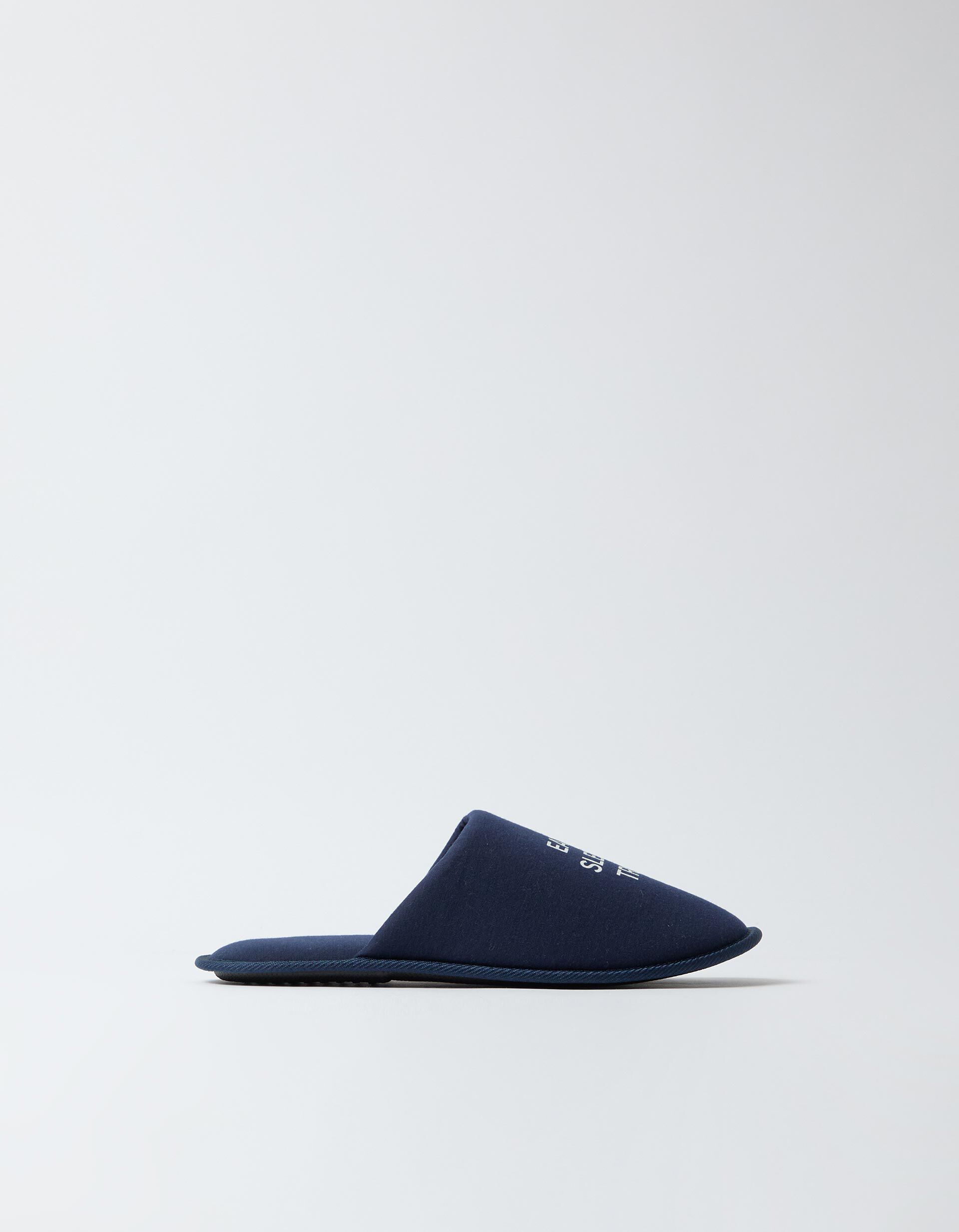 Comprar Online Chinelos De Quarto, Homem, Azul Escuro