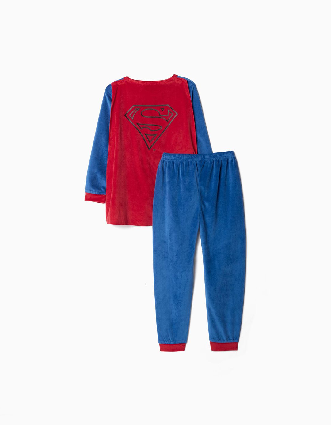Pijama de Veludo 'Super-Homem', Menino, Azul