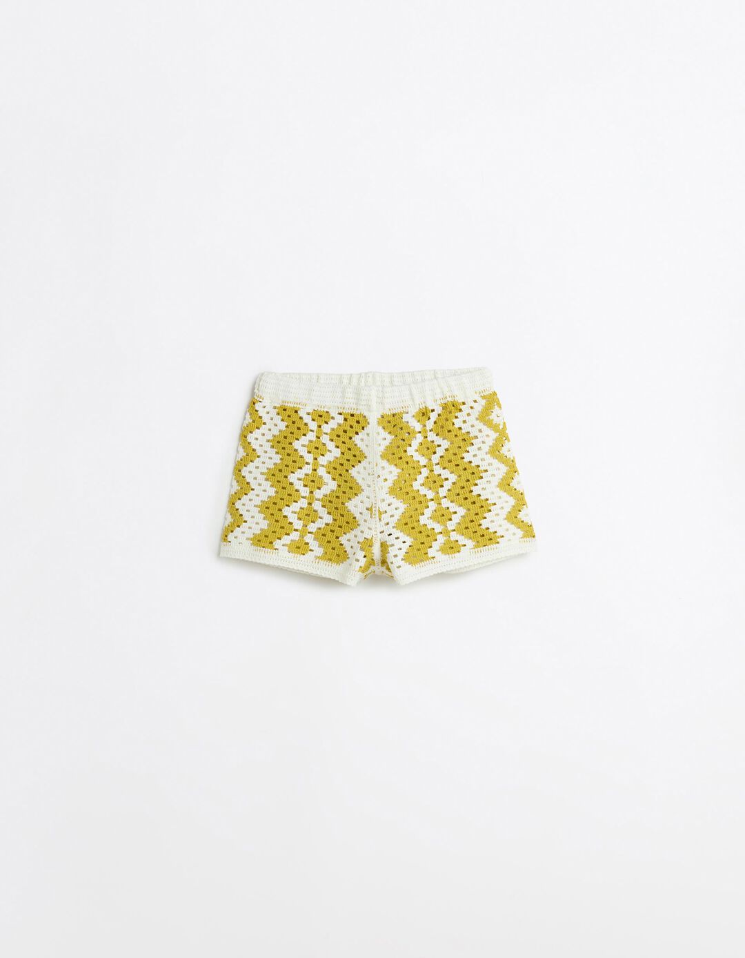 Cal&ccedil;&otilde;es Crochet, Mulher, Amarelo