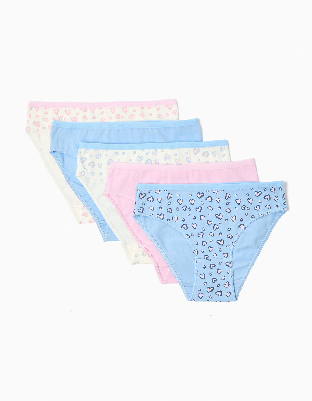 Pack 5 Cuecas, Menina, Multicor