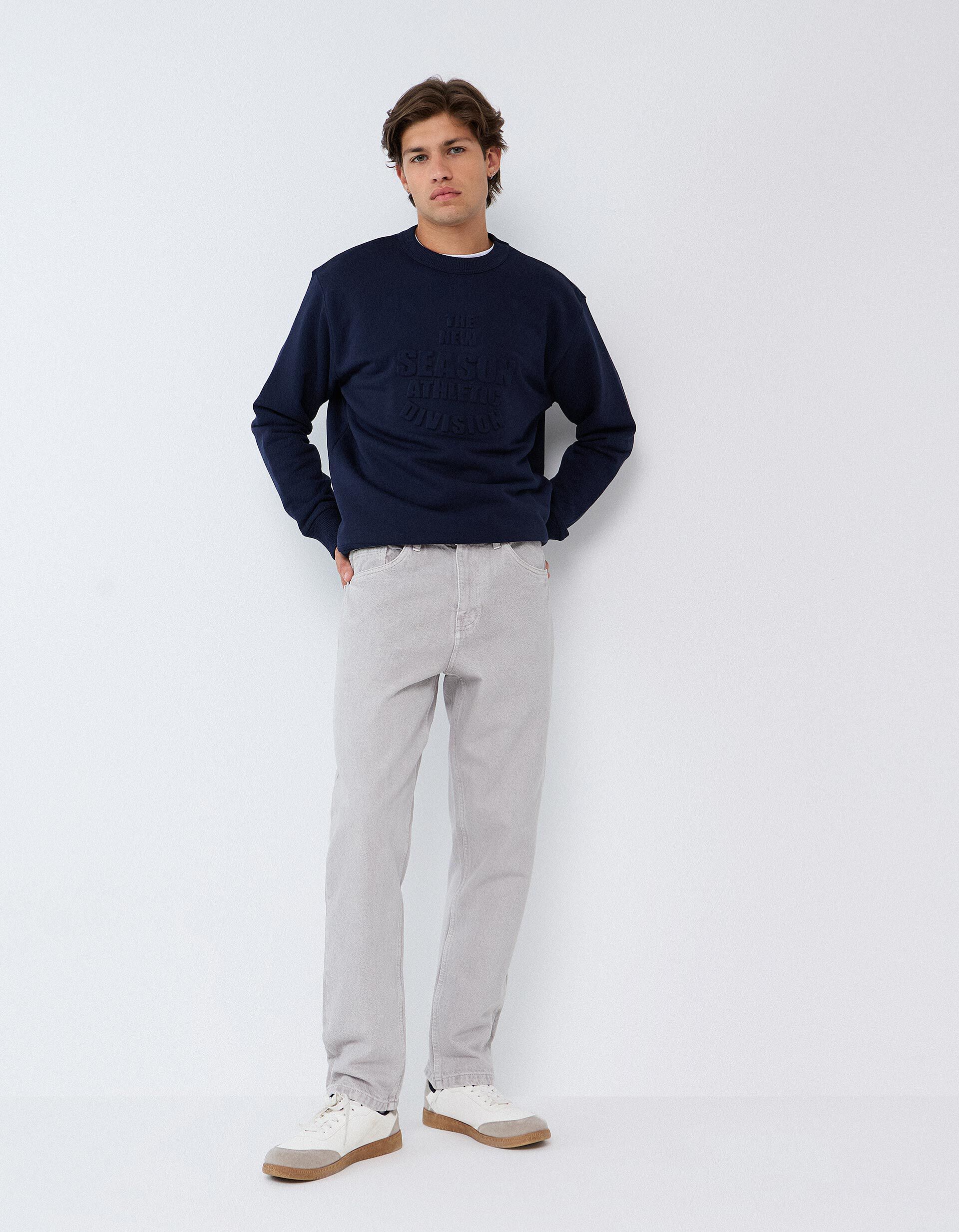 Comprar Online Cal&ccedil;as de Ganga Relaxed Fit, Homem, Cinzento 