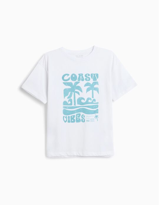 Comprar Online T-shirt Print, Menino, Branco