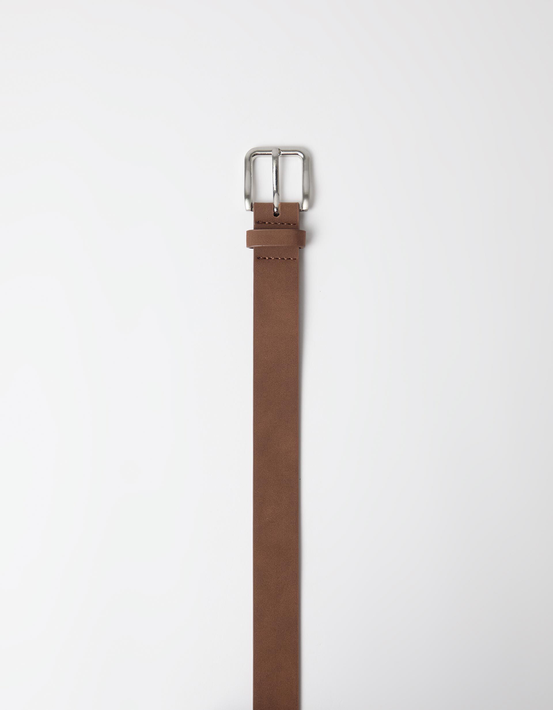 Comprar Online Cinto Liso, Homem, Castanho