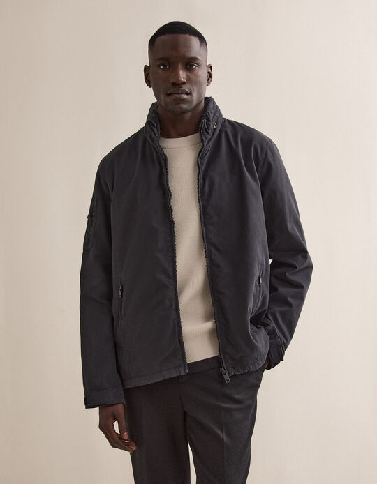 Comprar Online Casaco, Homem, Cinzento Escuro