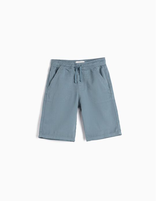 Comprar Online Calções de Malha, Menino, Azul 