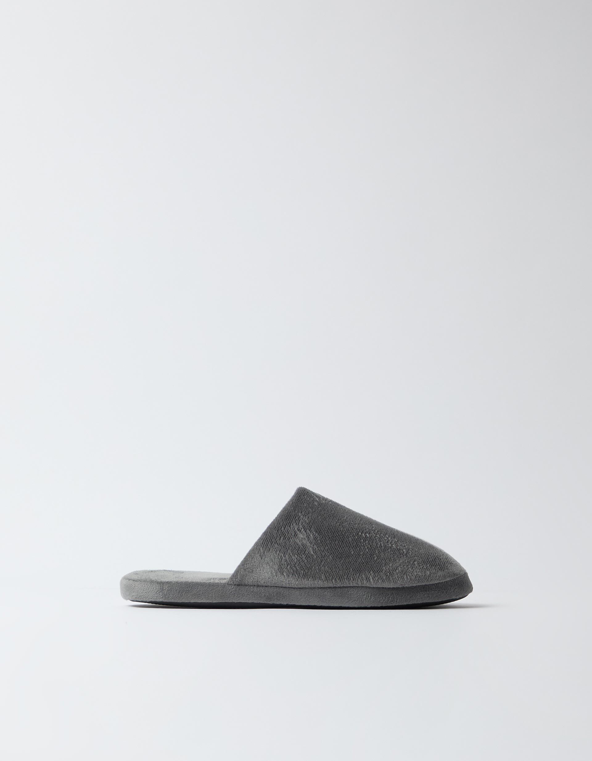 Comprar Online Chinelos De Quarto, Homem, Cinzento Escuro