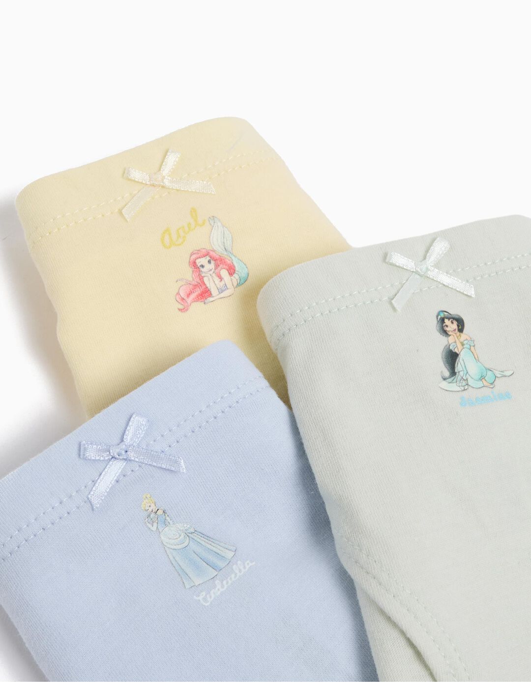 Pack 3 Cuecas 'Princesas da Disney', Menina, Multicor