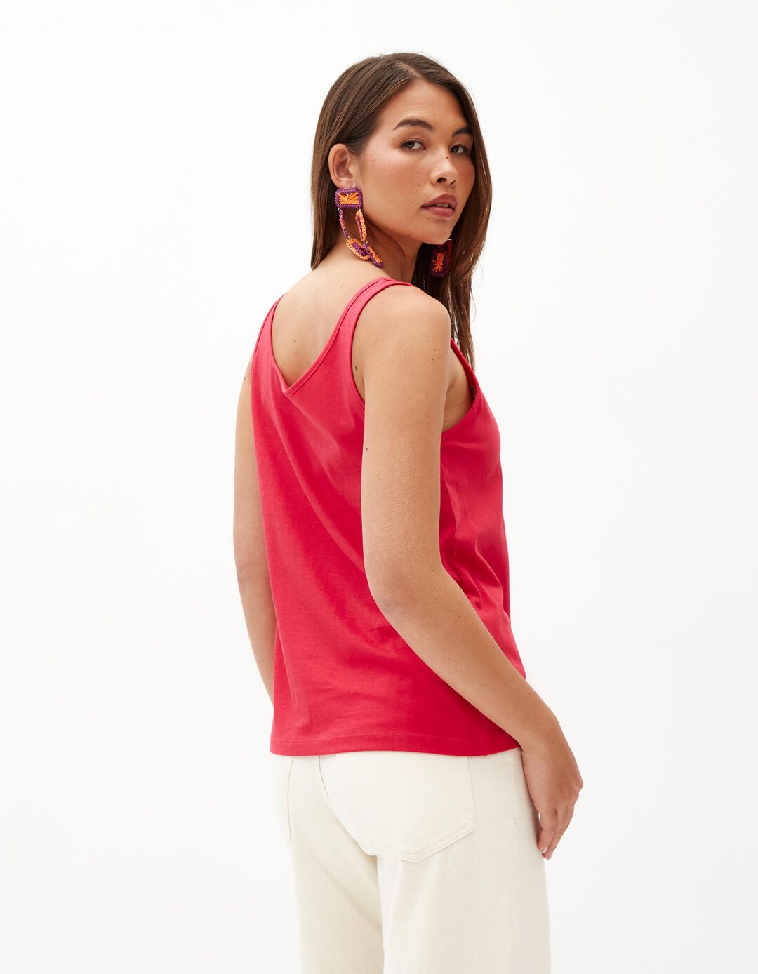 Top Jersey, Mulher, Rosa