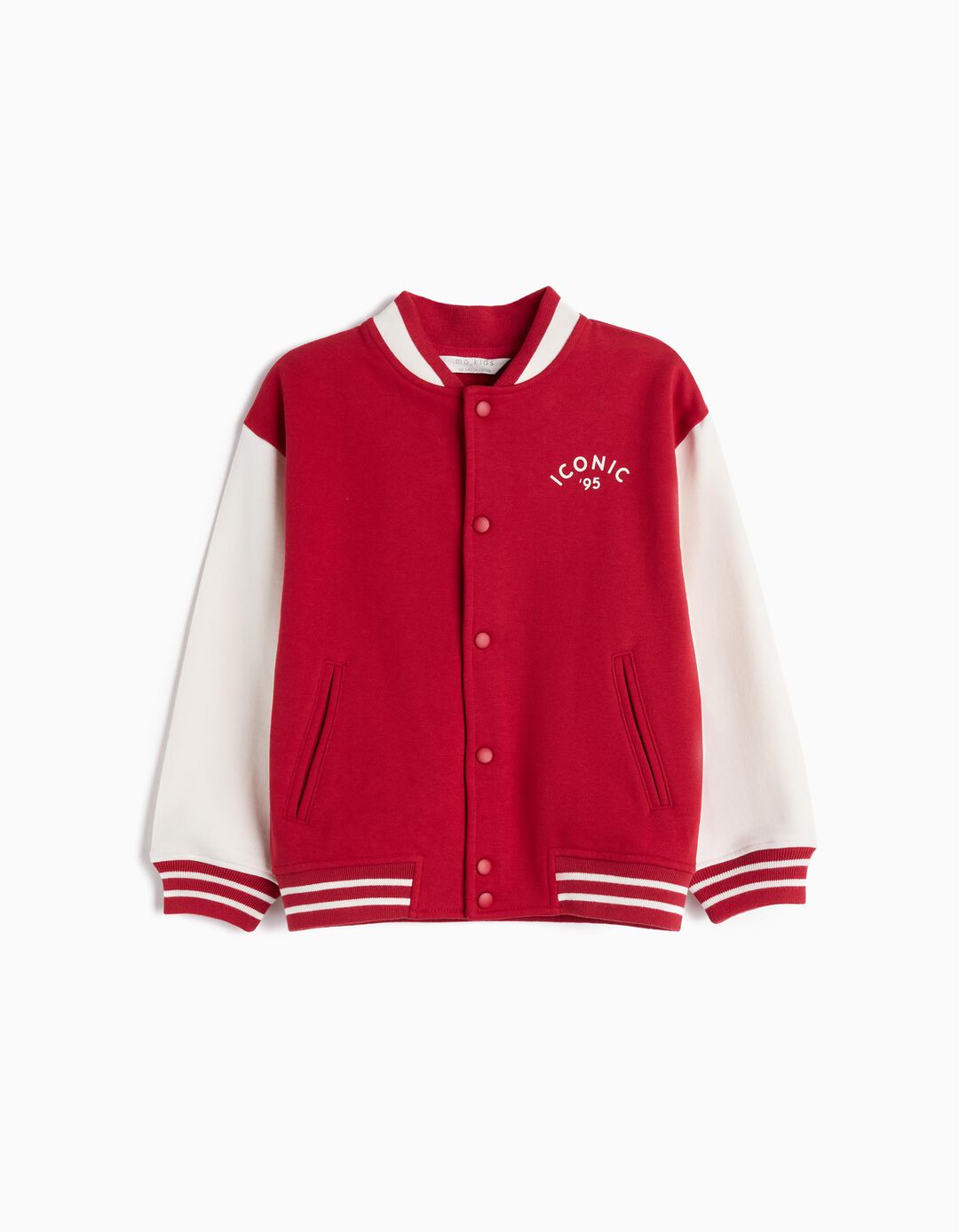 Casaco Bomber, Menino, Vermelho Escuro