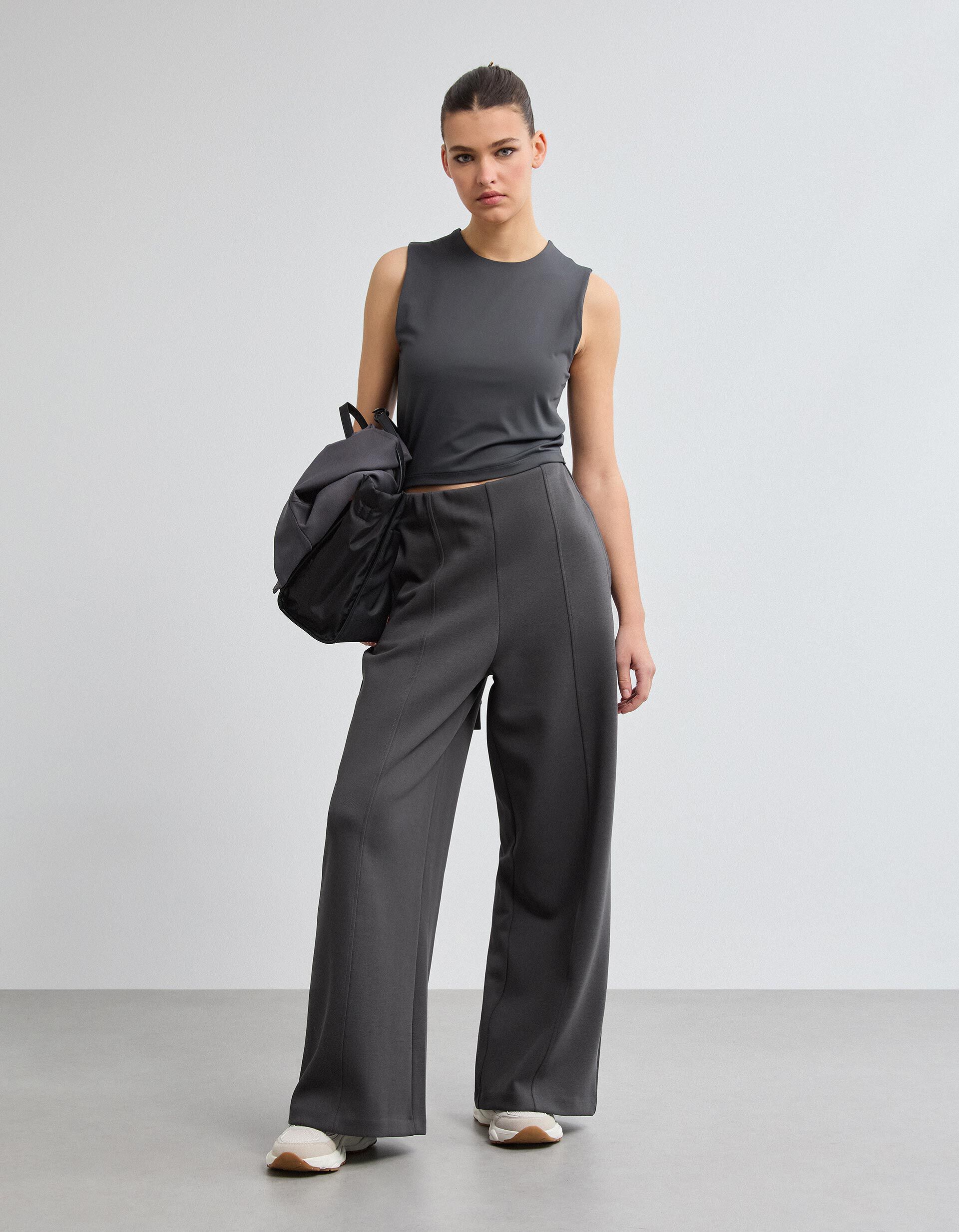 Comprar Online Cal&ccedil;as Piquet, Mulher, Cinzento