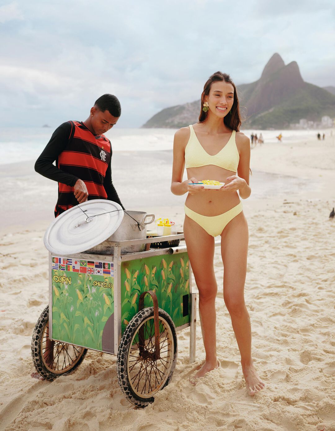 Biqu&iacute;ni, Mulher, Amarelo