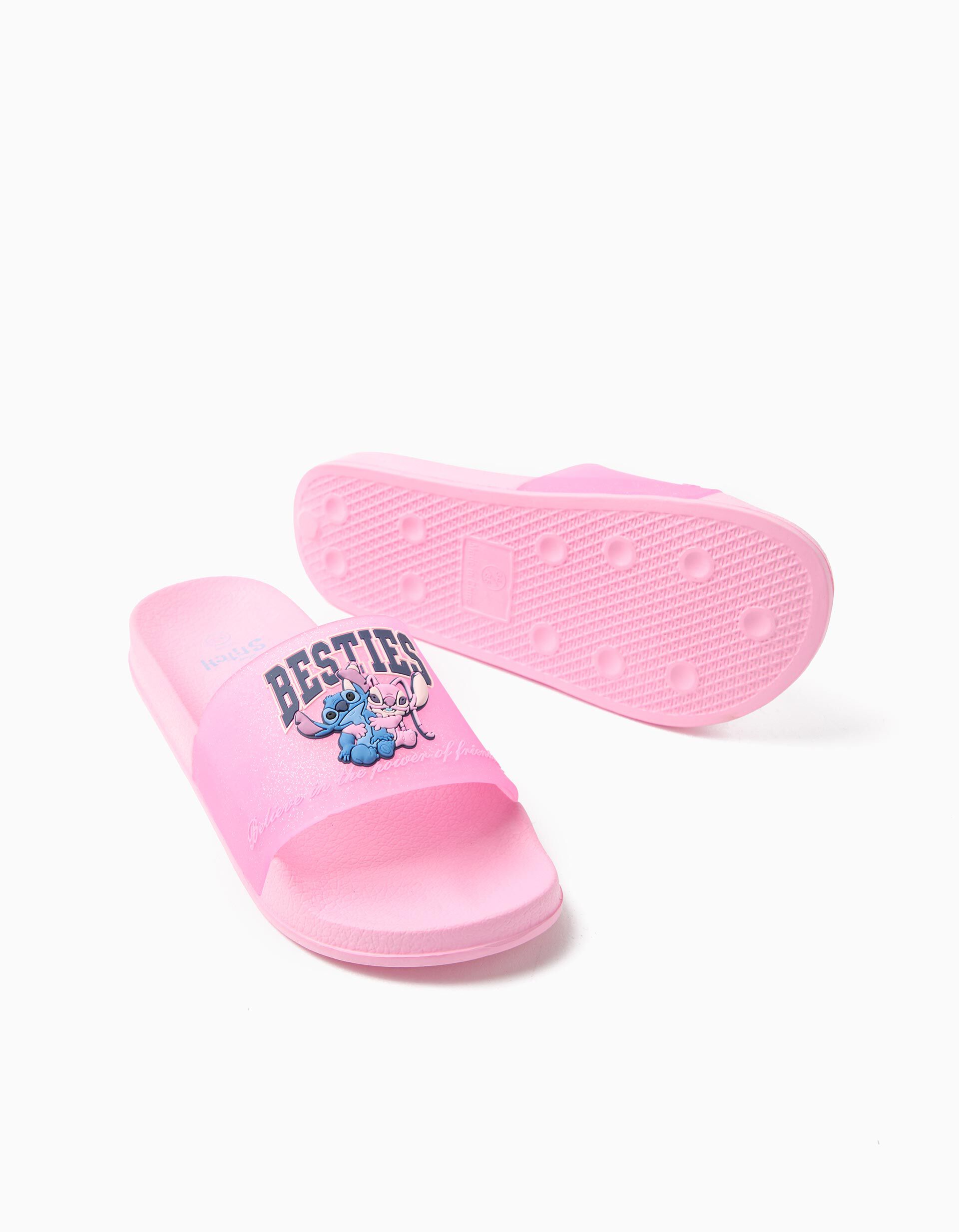 Comprar Online Chinelos Slide 'Stitch' &copy;Disney, Menina, Rosa