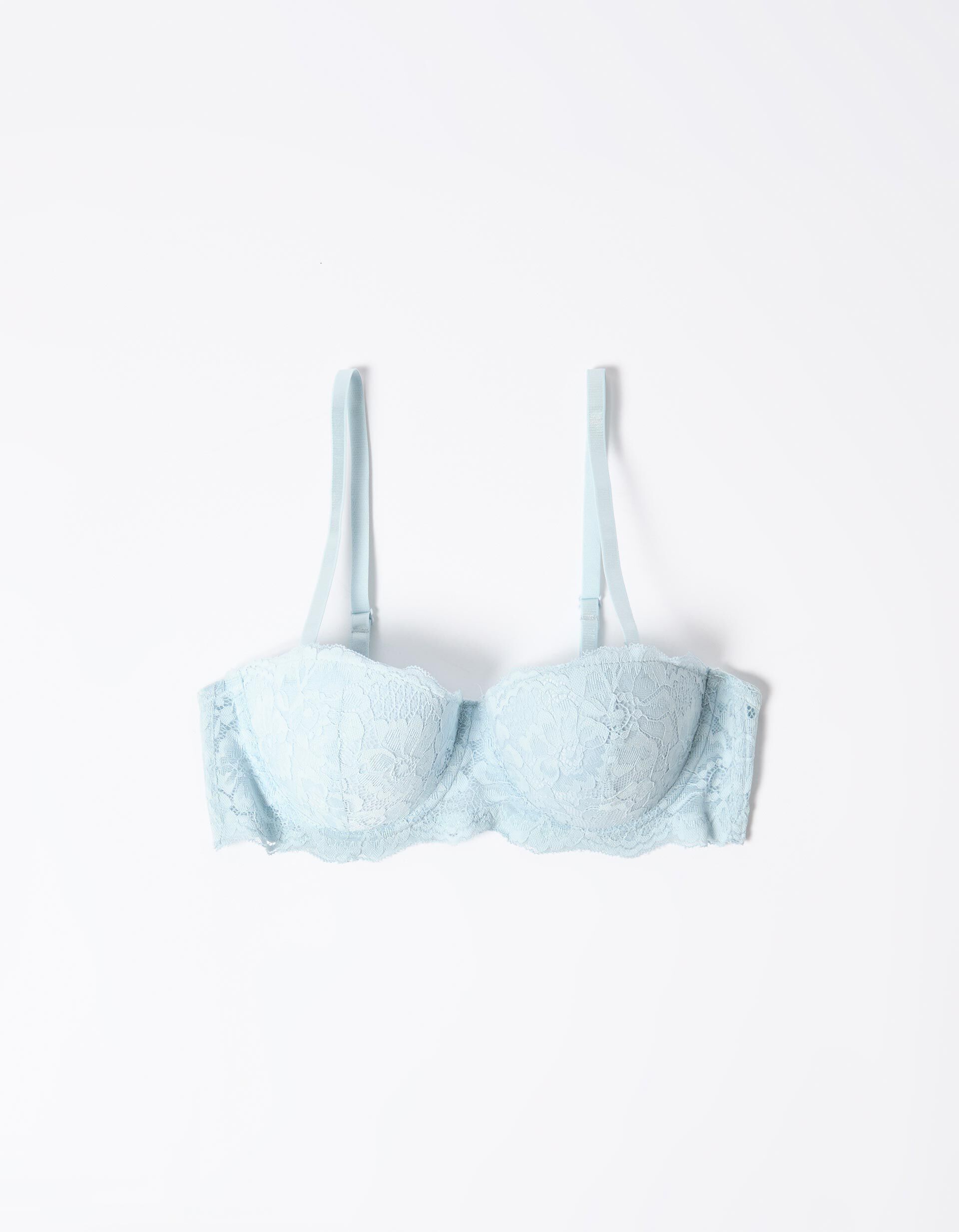 Sutien com Al&ccedil;as Remov&iacute;veis, Mulher, Azul Claro