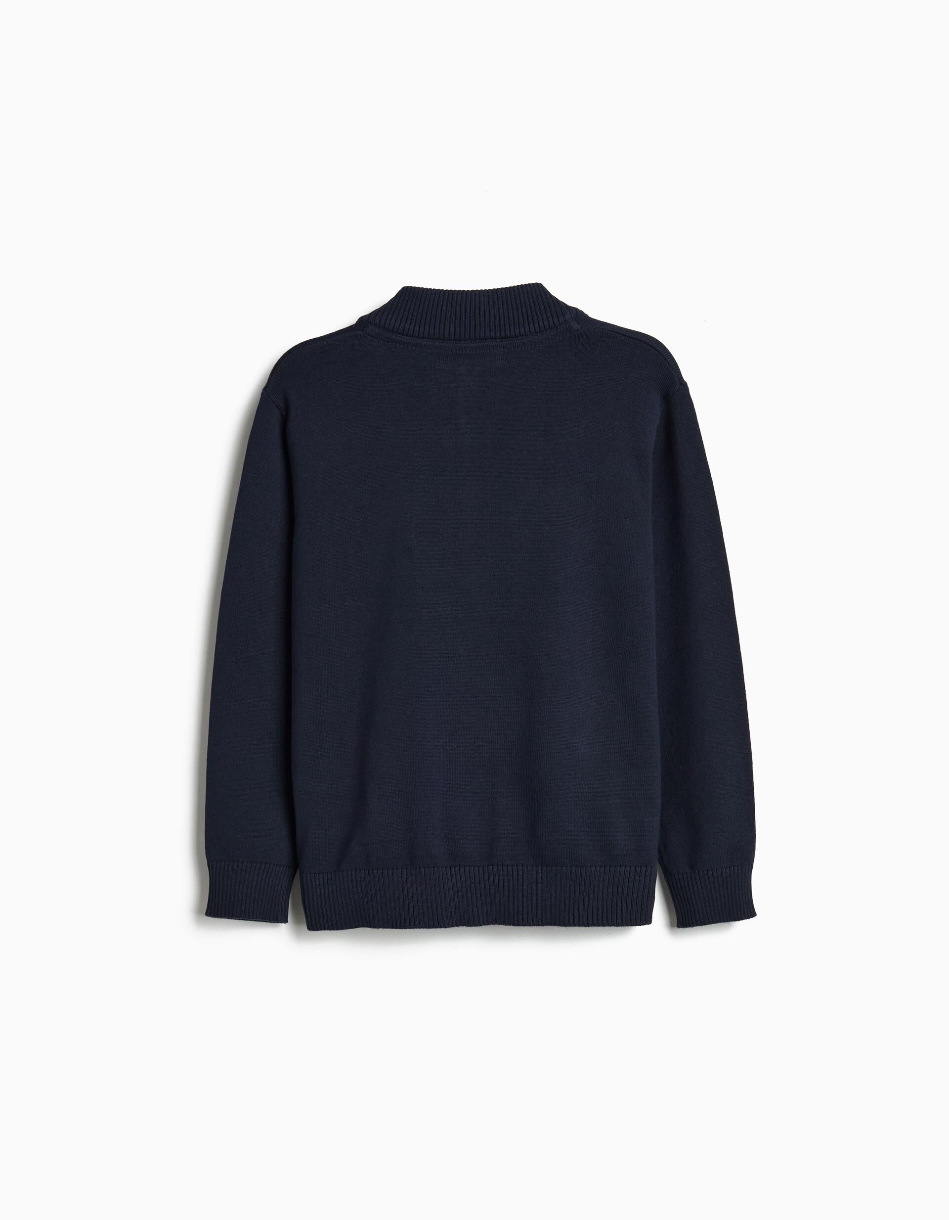 Comprar Online Casaco De Malha, Menino, Azul Escuro
